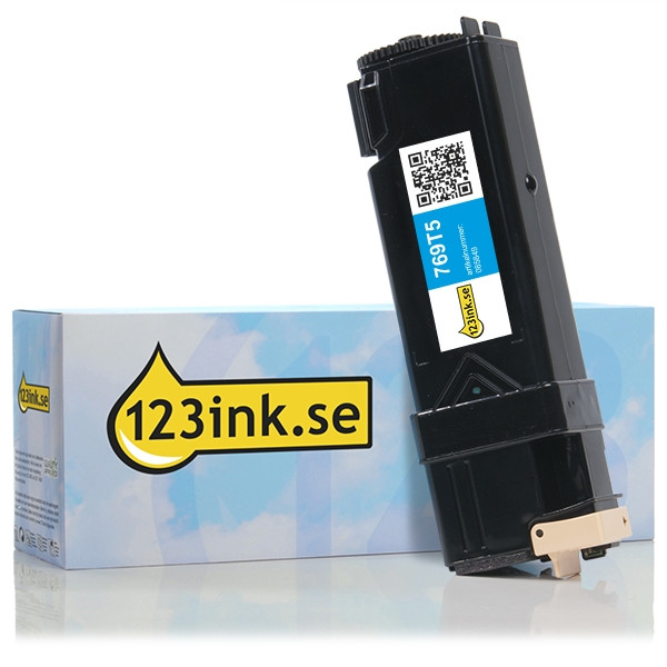 Dell 593-11041 (769T5) cyan toner hög kapacitet (varumärket 123ink) 593-11041C 085849 - 1