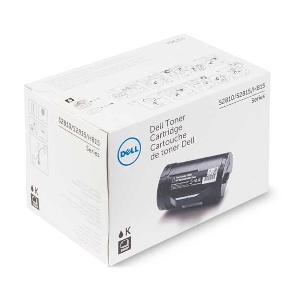 Dell 593-BBRU (J9Y0C) svart toner extra hög kapacitet (original) 593-BBRU 086142 - 1