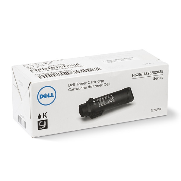 Dell 593-BBSB (6CVF8) svart toner hög kapacitet (original) 593-BBSB 086112 - 1