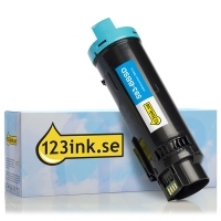 Dell 593-BBSD (4R6JN) cyan toner hög kapacitet (varumärket 123ink) 593-BBSDC 086115