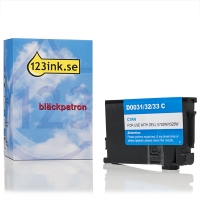 Dell Series 33/592-11813 cyan bläckpatron extra hög kapacitet (varumärket 123ink) 592-11813C 019189