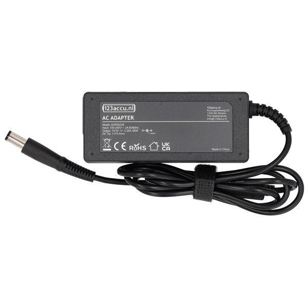 Dell adapter 19,5V | 3,34A | 65W (varumärket 123ink) ADR00228 - 2
