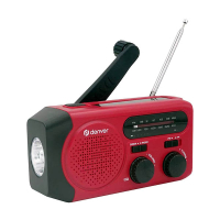 Nödradio med solcell och ficklampa | Denver SCR 2010 AM/FM K105005180