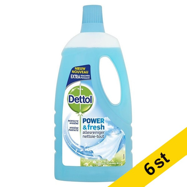 Allrengöringsmedel 1L | Dettol Power & Fresh Cotton Fresh | 6st SDE01022 - 1