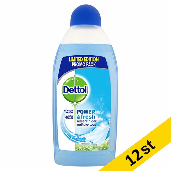 Allrengöringsmedel 500ml | Dettol Power & Fresh Cotton | 12st SDE01122 - 1