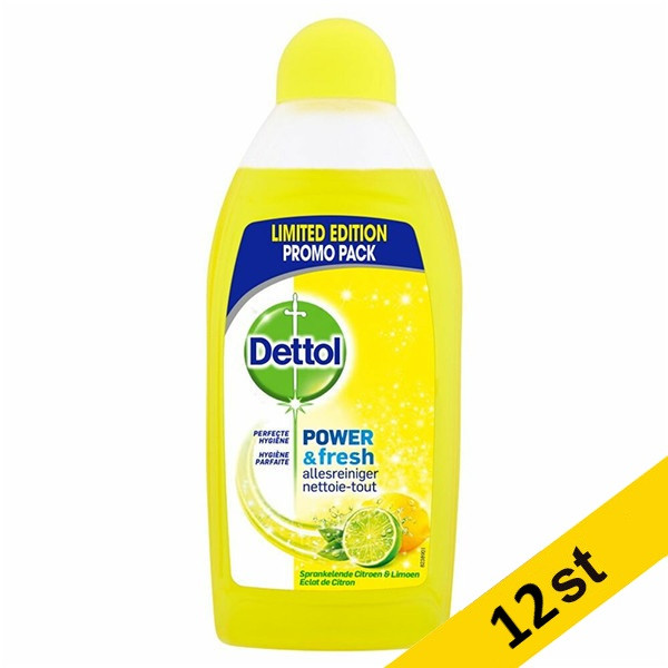 Allrengöringsmedel 500ml | Dettol Power & Fresh Lemon | 12st SDE01120 - 1