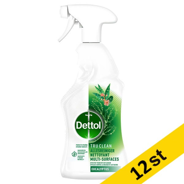 Allrengöringsmedel 500ml | Dettol Tru Clean Eucalyptus | 12st SDE01076 - 1