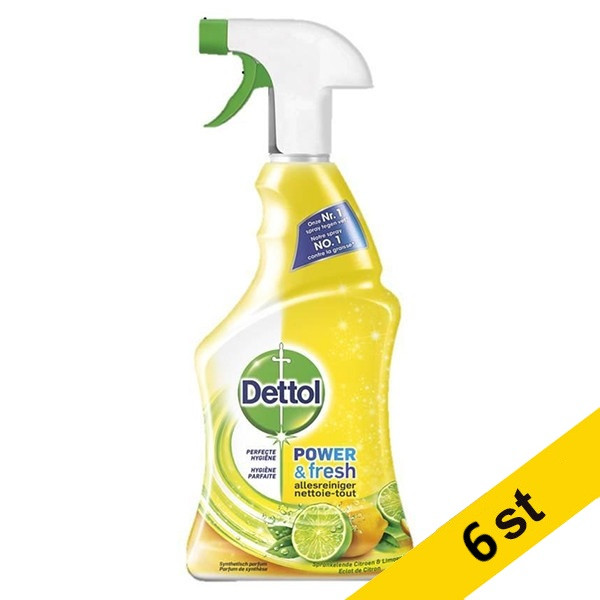 Allrengöringsspray 500ml | Dettol Power & Fresh Lemon | 6st SDE01024 - 1