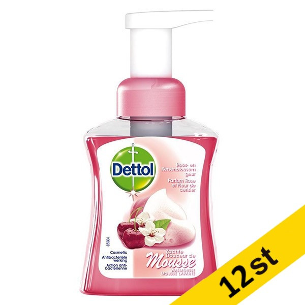 Handtvål 250ml | Dettol Ros & Körsbär | 12st SDE01029 - 1