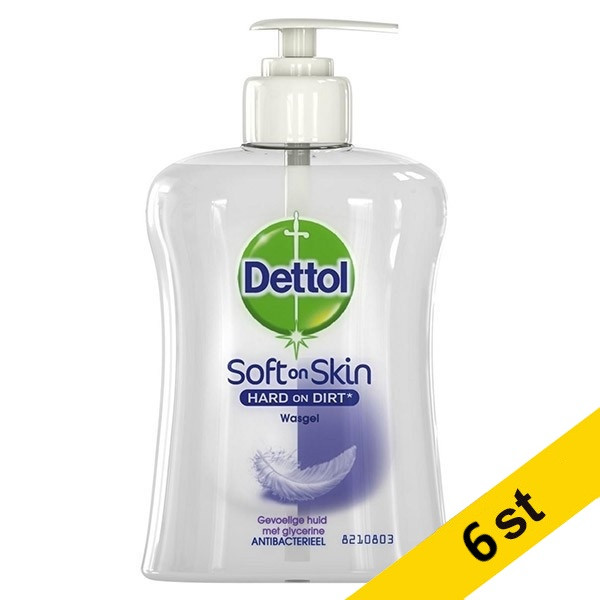 Handtvål 250ml | Dettol för känslig hud | 6st SDE01042 - 1