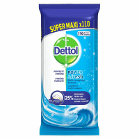 Rengöringsservetter 110st | Dettol Power & Fresh Ocean SDE01069