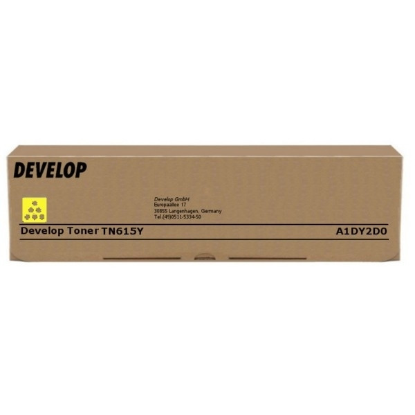 Develop TN-615Y (A1DY2D0) gul toner (original) A1DY2D0 049194 - 1