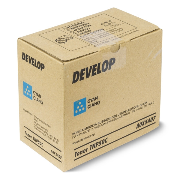 Develop TNP-50C (A0X54D7) cyan toner (original) A0X54D7 049324 - 1