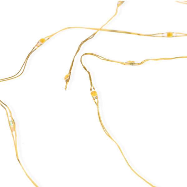 Dew drop ljusslinga | 1m | batteridriven | guld [123ink] LDR07321 - 5