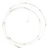 Dew drop ljusslinga | 1m | batteridriven | silver [123ink] LDR07279 - 4