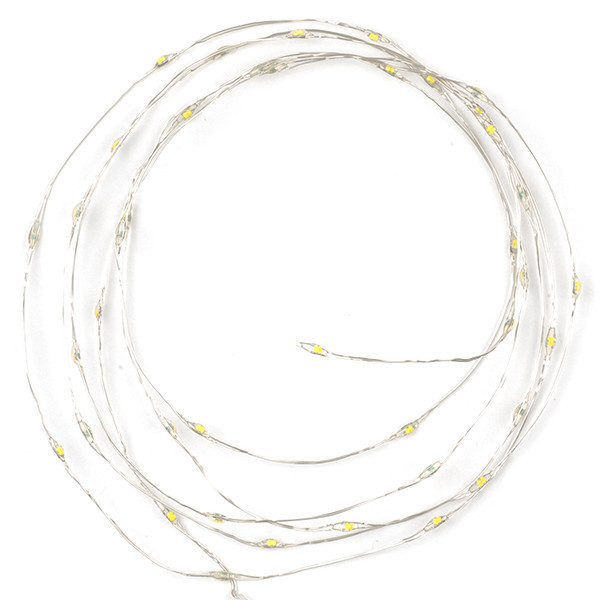 Dew drop ljusslinga | 2m | batteridriven | silver [123ink] LDR07280 - 4