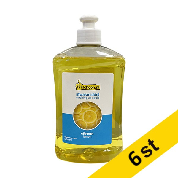 Diskmedel 500ml | 123ink Yellow Sensation 6st  SDR06070 - 1