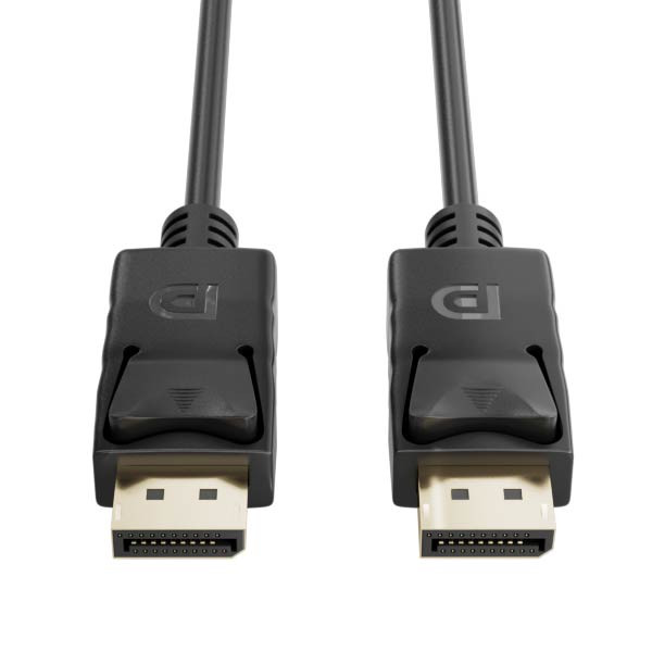 DisplayPort-kabel 1.2 | 1m | 123ink | svart 302271 - 1