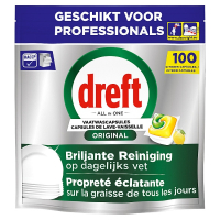 Diskmaskinstabletter 100st | Dreft Professional All-in-1 Original Citron SDR08727