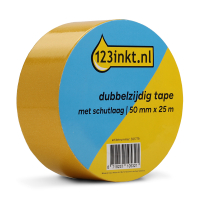 Dubbelhäftande tejp med släppskikt | 50mm x 25m | 123ink 56172-00003-01C 56172-00003-11C 301779