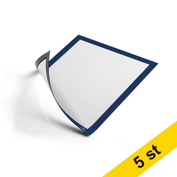 Magnetram A4 magnetisk | Durable Duraframe | blå | 5st 310105 - 1