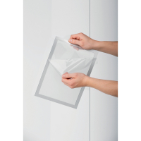Magnetram A4 självhäftande | Durable Duraframe | silver | 2st 310180
