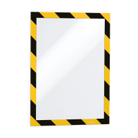 Magnetram A4 självhäftande | Durable Duraframe | svart/gul | 2st 310241