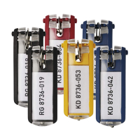 Durable Nyckelbricka blandade färger | Durable | 6st 195700 310216