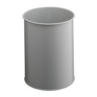 Papperskorg 15L | Durable | metallgrå 310026