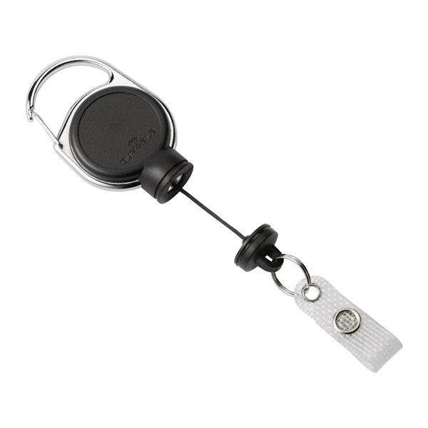 Durable rulle med tryckknappsögla och magnet | svart 310098 - 1