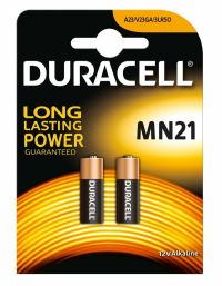 Duracell MN21/A23 batteri 2-pack 12AE 2/3A 23GA A23 E23A ADU00049