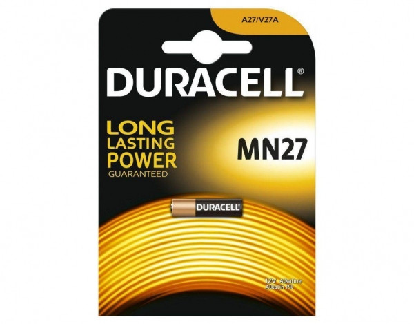 Duracell MN27/27A batteri $$ A27 A27BP ALK27A B-1 CA22 ADU00051 - 1