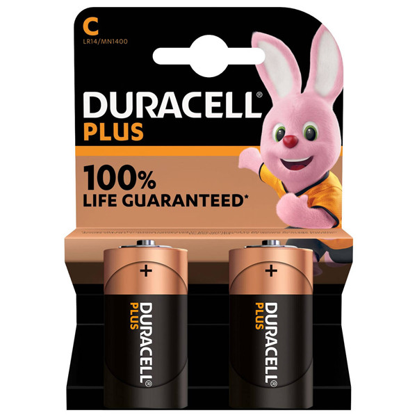 Duracell Plus LR14 MN1400 C batteri 2-pack MN1400 204504 - 1