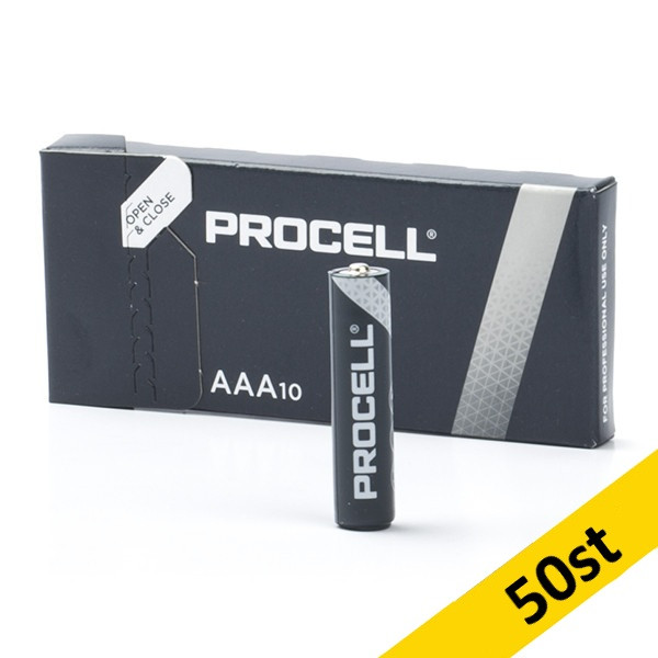 Duracell Procell Constant Power MN2400 AAA/LR03 alkaliska batteri 50st ADU00243 - 1