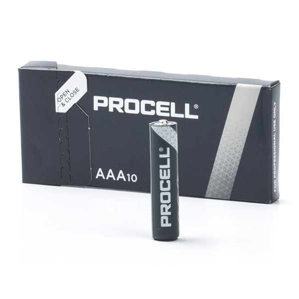 Duracell Procell Constant Power MN2400 AAA/LR03 alkaliska batterier | 10-pack AAA LR03 LR3 MN2400 ADU00189 - 1