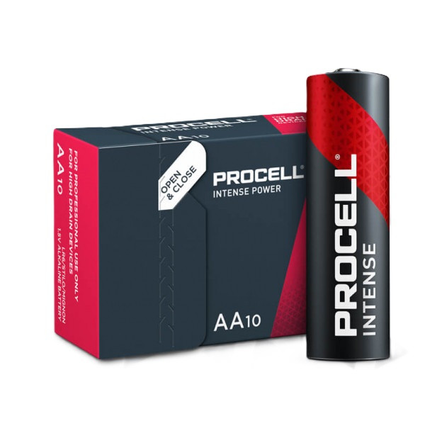 Duracell Procell Intense Power MN1500 AA/LR06 alkaliska batterier | 10-pack AA LR06 LR6 MN1500 penlite ADU00205 - 1