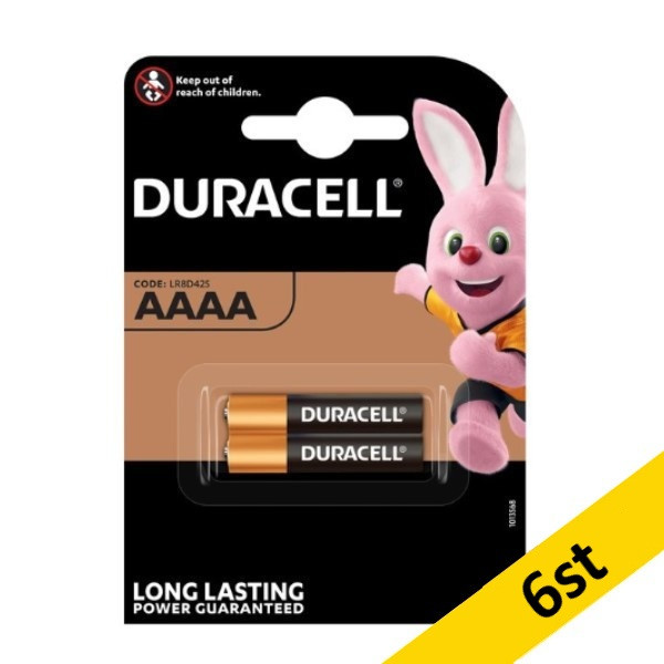 Duracell Ultra Alkaline AAAA batteri 6st ADU00393 - 1