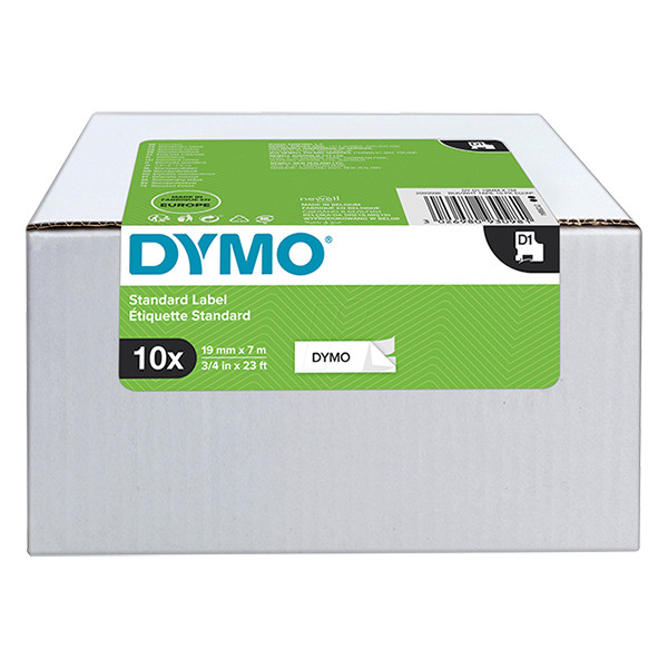 [DP] Dymo 2093098 | 45803 | svart text - vit tejp | 19mm (ORIGINAL) | 10st 089170 - 1