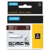 Dymo 1805418 | IND Rhino | vit text - brun tejp | 19mm (original) 088660 - 1