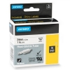 Dymo 1805443 | IND Rhino | Heat Shrink | svart text - vit tejp | 24mm (original)