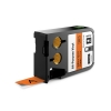 Dymo 1868767 | XTL vinyltejp | svart text - orange tejp | 19mm (original) 088928 - 1