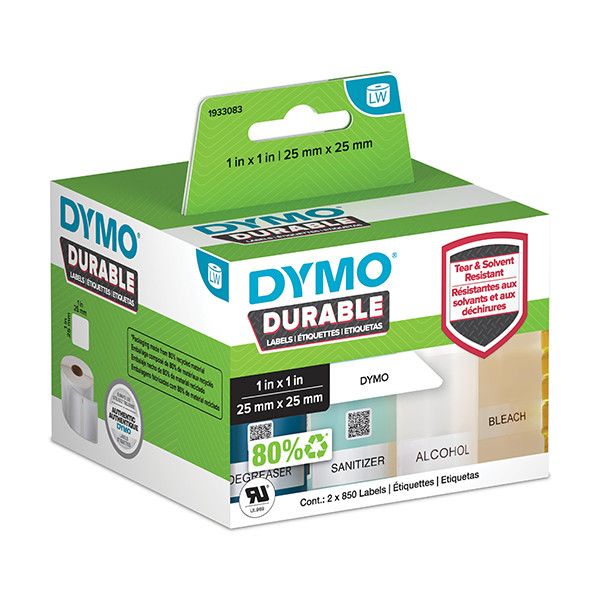 Dymo 1933083 | 22112286 | fyrkantiga etiketter (original) 1933083 088576 - 1