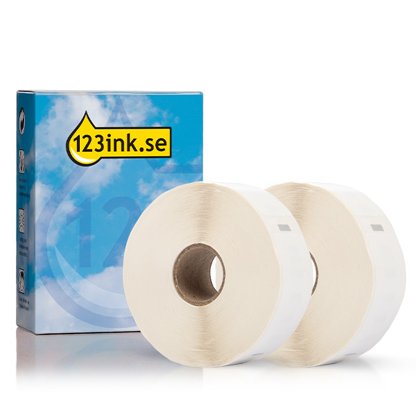 Dymo 1933085 | 2112284 | hållbara streckkodsetiketter (varumärket 123ink) | 2st 650508 - 1