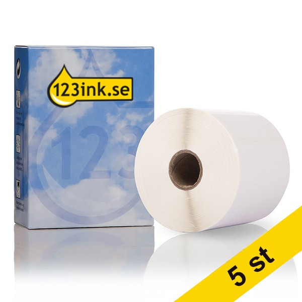 Dymo 1933088 | hållbara fraktetiketter (varumärket 123ink) | 5st 650585 - 1