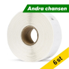 Dymo 2093094 | 11354 | avtagbara universaletiketter (varumärket 123ink) | 6st⭐ 502242 - 1