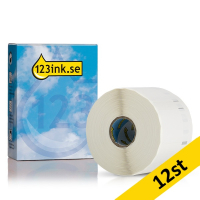 Dymo 2093095 | 11354 | avtagbara universaletiketter (varumärket 123ink) till 550 & 5XL | 12st 650883