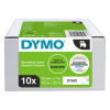 Dymo 2093097 | 45013 | svart text - vit tejp | 12mm (ORIGINAL) | 10st