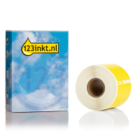 Dymo 2133400 | frakt- och namnskyltsetiketter | gul (varumärket 123ink)