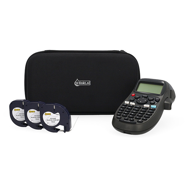 Dymo LT-100H märkmaskin (blå) med förvaringsväska + 3 tejp 833490 - 3