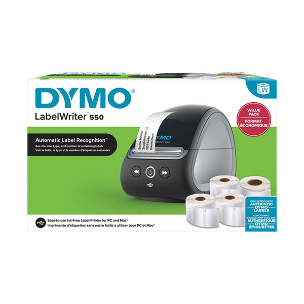 Dymo LabelWriter 550 + 4 etikettrullar 2147591 833421 - 1